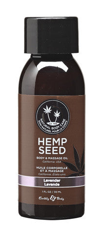 Lavender Hemp Seed Massage And Body Oil - 1 oz.