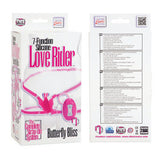 7-Function Silicone Love Rider Butterfly Kiss - Pink
